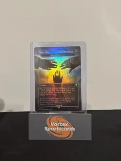 Three Rings for the Elven-Kings - Rings of Brighthearth Commander: LOTR: Foil NM - Image 1