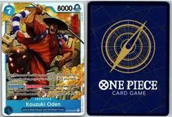 Kouzuki Oden ST22-005 Super Rare Starter Deck 22: Ace & Newgate One Piece NM - Image 3