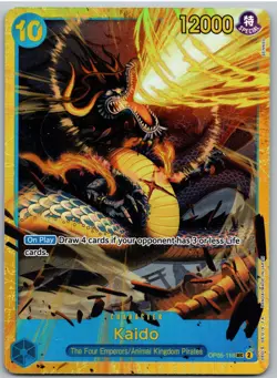 Kaido (Reprint) OP05-118 Secret Rare Premium Booster -The Best- One Piece NM - Image 1
