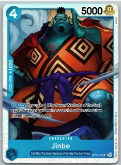 Jinbe (045) OP07-045 Super Rare 500 Years in the Future One Piece NM - Image 1