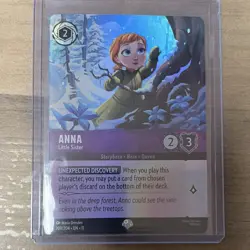 Disney Anna-Little Sister 209/204 The First Chapter Regular Lorcana TCG - Image 1