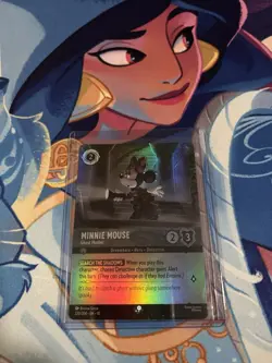 Lorcana Minnie Mouse - Ghost Hunter (Epic) 220/204 Whispers in the Well Holo - Image 1