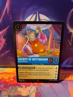 Disney Lorcana - Sheriff of Nottingham, Bushel Britches - Shimm. Skies COLD FOIL - Image 1