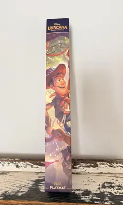 Disney Parks Exclusive Buzz And Woody Foil Lorcana Playmat Sealed - Image 1