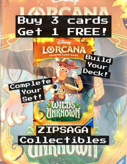 Disney Lorcana TCG: Wilds Unknown (Set #12) CHOOSE YOUR CARD! ALL NM - Image 1