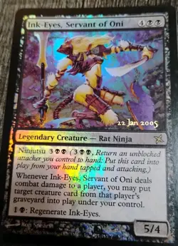 MTG- Ink-Eyes, Servant of Oni x1 - Betrayers of Kamigawa Promo FOIL - Image 1