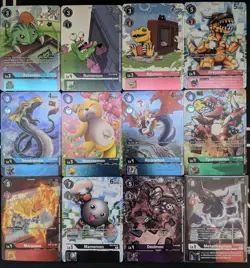 Digimon 25th Special Memorial Pack Cards 12 Card Lot Full Set Alt art Alternate - Image 1