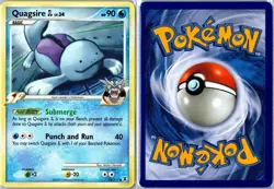 Pokemon Card - Quagsire GL 76/111 Rising Rivals Common Lightly Played - Image 3
