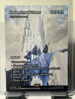 Mtg Final Fantasy To The Crystal Tower Cryptic Command Rare Nm # 0029 - Image 1