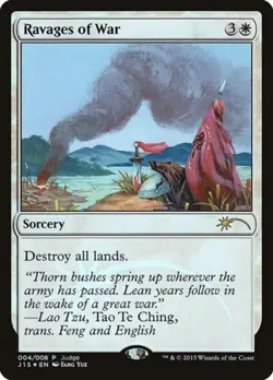 MTG English Ravages of War NM Foil Promos: Judge - Image 1