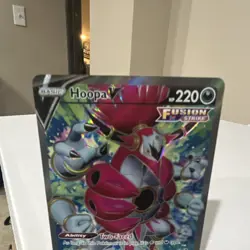 Pokemon Hoopa V Full Art Ultra Rare Holo 253/264 Fusion Strike 220 HP TCG Card - Image 2