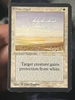 ALPHA White Ward LP- Magic MtG - Image 1
