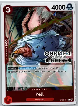 Pell (Judge Pack Vol. 3) OP05-014 Common One Piece Promotion Cards One Piece NM - Image 1