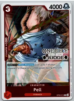 Pell (Judge Pack Vol. 3) OP05-014 Common One Piece Promotion Cards One Piece NM - Image 1