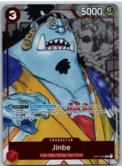 Jinbe (Alternate Art) ST01-005 Promo One Piece Promotion Cards One Piece NM - Image 1