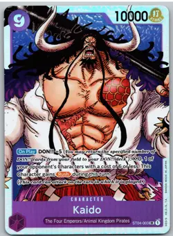 Kaido (003) ST04-003 Super Rare Revision Pack Cards One Piece NM - Image 1