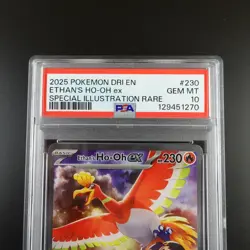 PSA 10 Ethan's Ho-Oh ex 230/182 Pokemon Destined Rivals Full Art Graded Card - Image 2