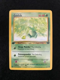 Oddish 1st Edition 63/82 Team Rocket | Near Mint (NM) vintage Pokemon card 2000 - Image 1