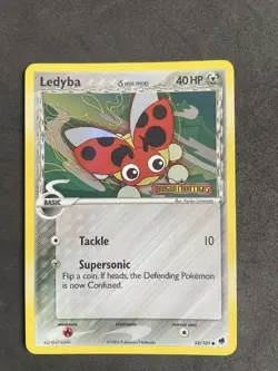 Pokemon Card Ledyba Dragon Frontiers Reverse Holo Stamped 53/101 - Image 1
