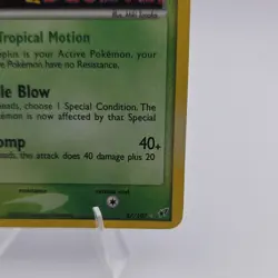 Pokemon Tropius EX Deoxys 27/107 Rare Reverse Holo Card 2005 English - Image 5