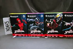 SDCC 2025 Magic The Gathering x Marvel Spider-Man Complete 5 Deck Set w/ Playmat - Image 3