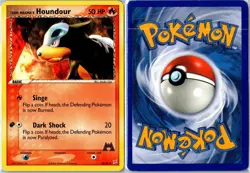 Pokemon Card - Team Magma's Houndour 35/95 Team Magma vs Team Aqua Uncommon HP - Image 3