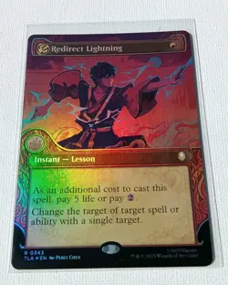 Redirect Lightning Foil (Showcase) Avatar: The Last Airbender - Image 1