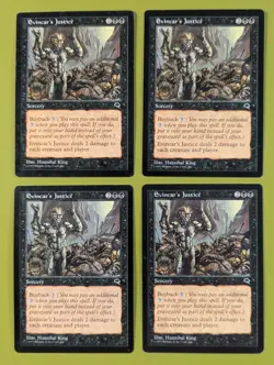 Evincar's Justice x4 Tempest 4x Playset Magic the Gathering MTG - Image 1