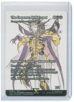 MTG - The Emperor, Hell Tyrant (Mythic-Showcase) - Unplayed - Image 1