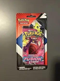 Pokemon TCG Fusion Strike & Chilling Reign 2 Pack Celebi Pin Blister Sealed NEW - Image 1