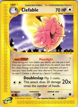 Clefable 041/165 Expedition Pokemon LP Normal - Image 1