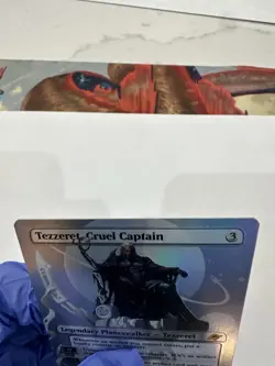 Tezzeret, Cruel Captain (Borderless) Edge of Eternities Foil Card NM Condition - Image 2
