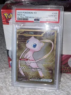 Pokemon 151 Mew ex Metal Promo 205/165 Hyper Rare Ultra Premium PSA 10 Gem Mint - Image 4