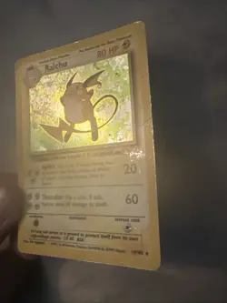 Raichu 14/102 – Base Set – 1999 Pokemon Damaged - Image 2