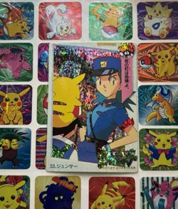 Pokemon Charizard Vintage Pocket Monsters Vending HOLO Prism Sticker 99 Nintendo - Image 1