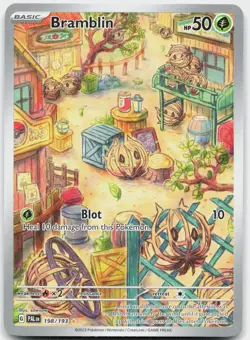 Bramblin 198/193 Illustration Rare Paldea Evolved Pokemon Near Mint - Image 1