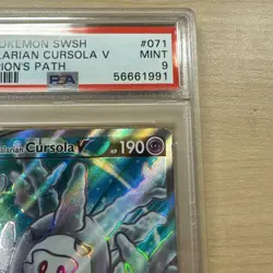 Pokemon - Galarian Cursola V 071/073 Full Art Champion’s Path - PSA 9 Mint - Image 5