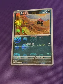Pokemon TCG Sandile 057/086 Master Ball Reverse Holo Black Bolt BLK - Image 1