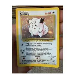 Pokemon Clefairy Base Set 5/102 Holo - Image 1