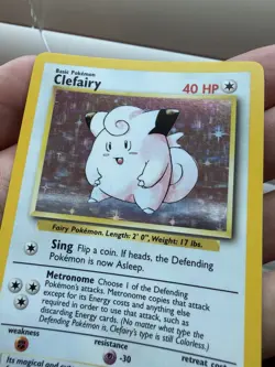 Pokemon Clefairy Base Set 5/102 Holo - Image 5