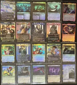Final Fantasy MTG Foil Extended Art Borderless -35 Card Lot- Y'shtola Kefka - Image 2