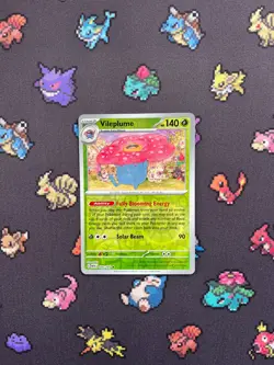 Pokemon - Vileplume 045/165 Scarlet & Violet 151 - Reverse Holo NM - Image 1