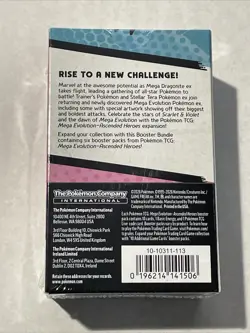 Pokemon TCG: Mega Evolution Ascended Heroes Booster Bundle (6 Packs) Mint SP 🔥 - Image 2