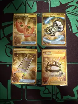 Pokemon TCG Gold Trainer Lot - Image 1