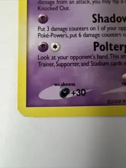 Gengar Pokemon 18/100 Stormfront Regular Rare LP - Image 3