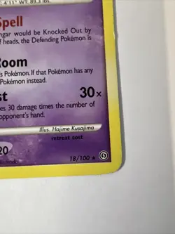 Gengar Pokemon 18/100 Stormfront Regular Rare LP - Image 4