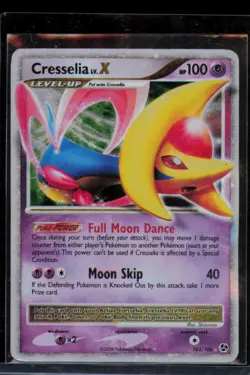 Pokemon TCG Cresselia LV.X 103/106 Great Encounters Holo HP/DMG - Image 1