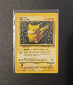 OFF-CENTER (OC) ERROR Pikachu 1 IVY Black Star Promo 1999 Pokemon TCG NM - Image 1