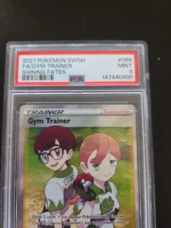 Pokemon Shinning Fates FA/Gym Trainer 068/072 PSA 9 Mint - Image 3