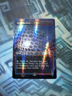 MTG Borderless Dragonscale Foil Scalding Tarn NM- Unplayed Special Guests Tarkir - Image 1